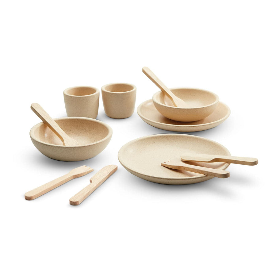 Plan Toys Tableware | Play Dishes | Toy Dishes