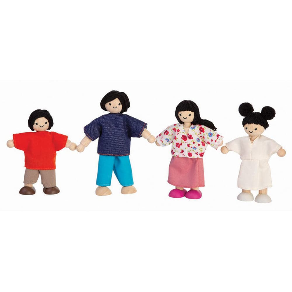 Plan Toys Dollhouse Asian Family Dolls 7417 - Bella Luna Toys