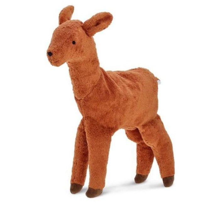 Side View Senger Cuddle Deer- Stuffed Animals- Organic- Bella Luna Toys 