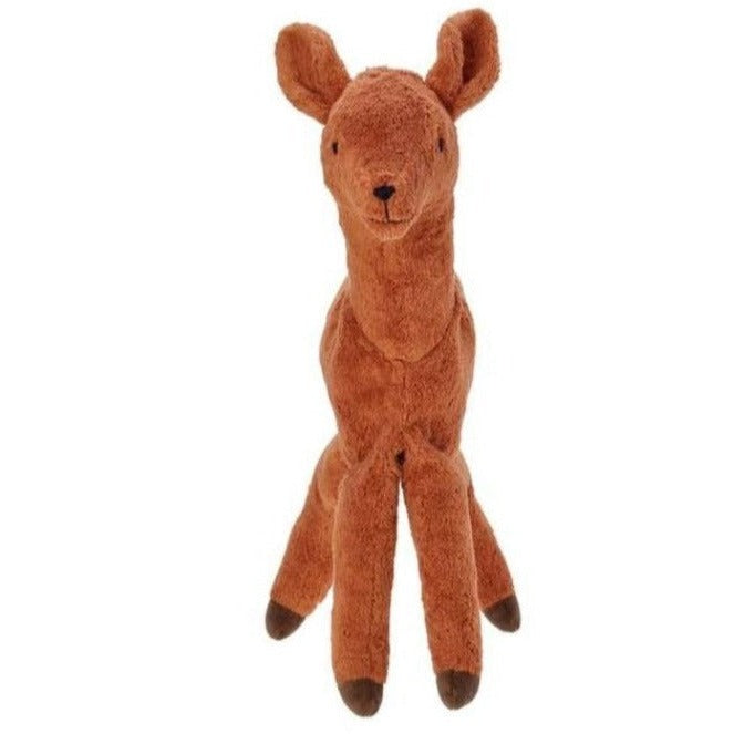 Front view of large Senger Cuddle Deer- Stuffed Animals- Organic- Bella Luna Toys 