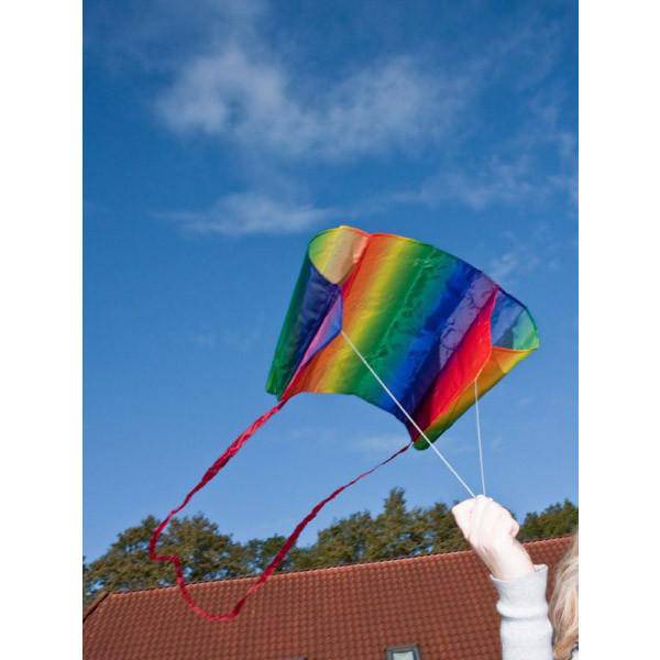 Kids Rainbow Pocket Kite Flying - Sleddy HQ - Bella Luna Toys