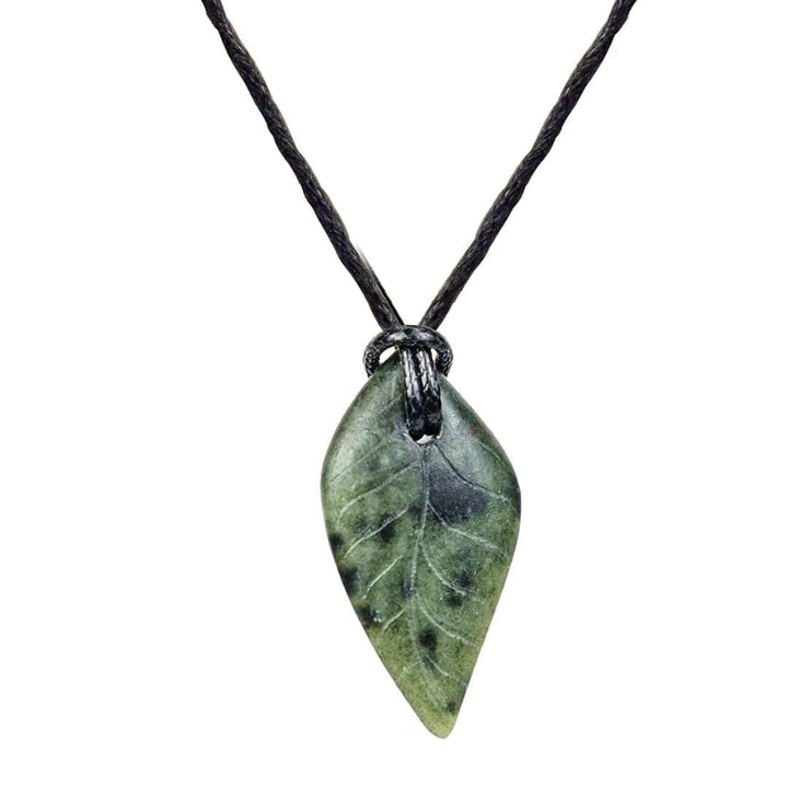 Soapstone Jewelry - Leaf Pendant