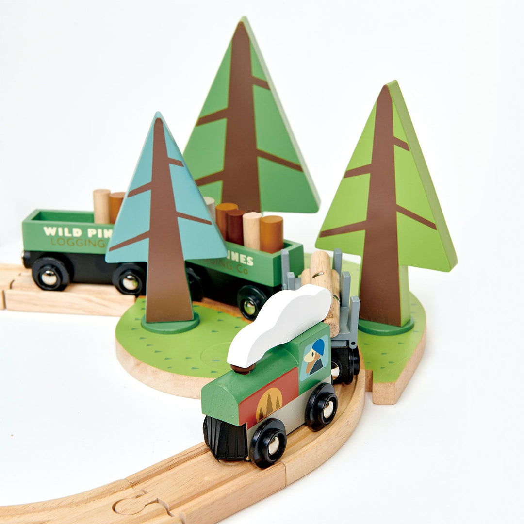 Tender Leaf - Wild Pines Train Set - Bella Luna Toys