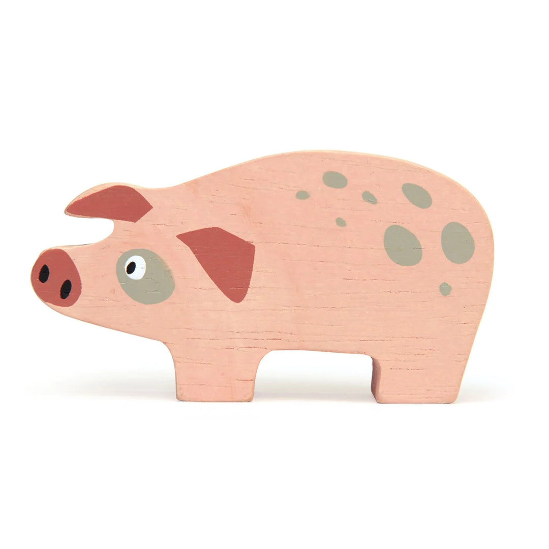 Tender Leaf Toys - Wooden Pig - Bella Luna Toys