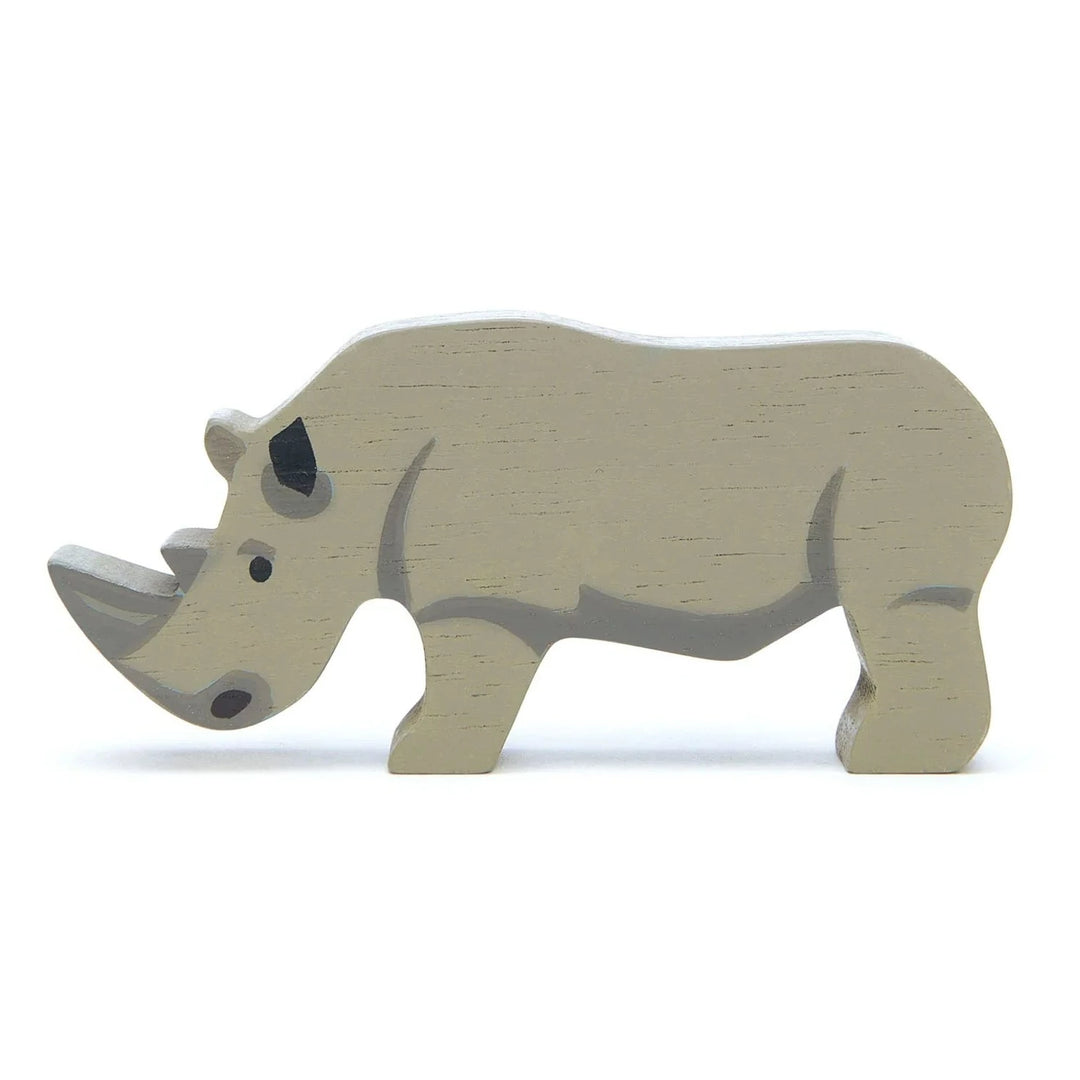 Tender Leaf Toys - Wooden Rhinoceros - Bella Luna Toys