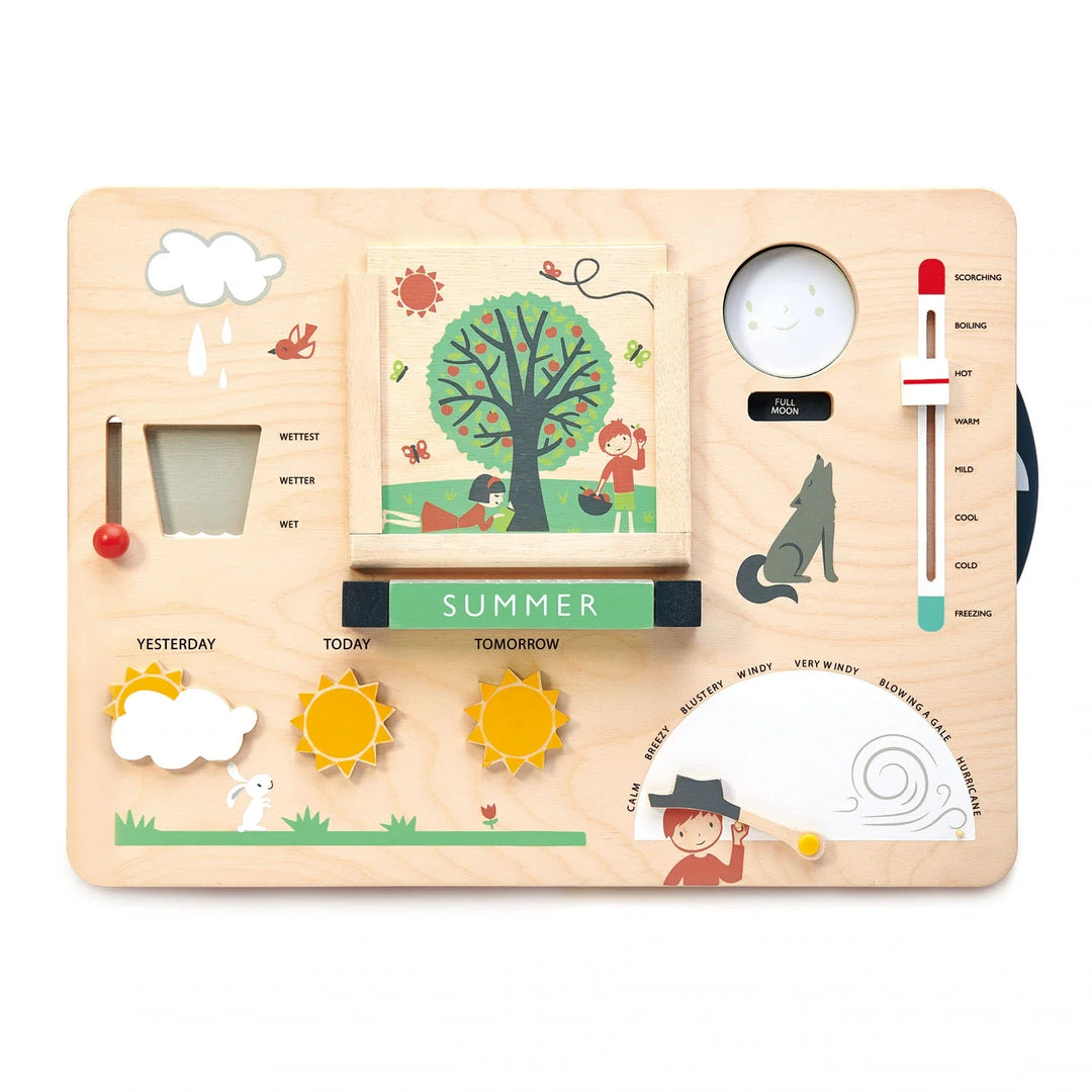 Tender Leaf Toys - Seasonal Wooden Weather Station - Bella Luna Toys