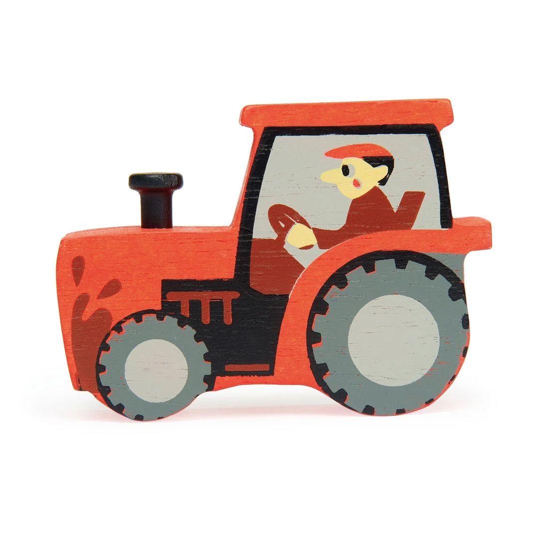 Tender Leaf Toys - Wooden Tractor - Bella Luna Toys
