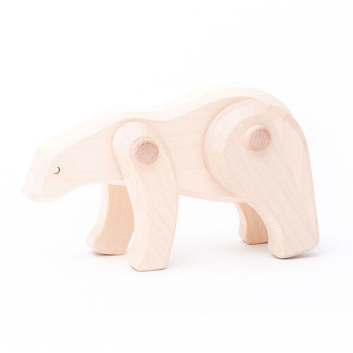 Bajo-Wooden Polar Bear-Bella Luna Toys