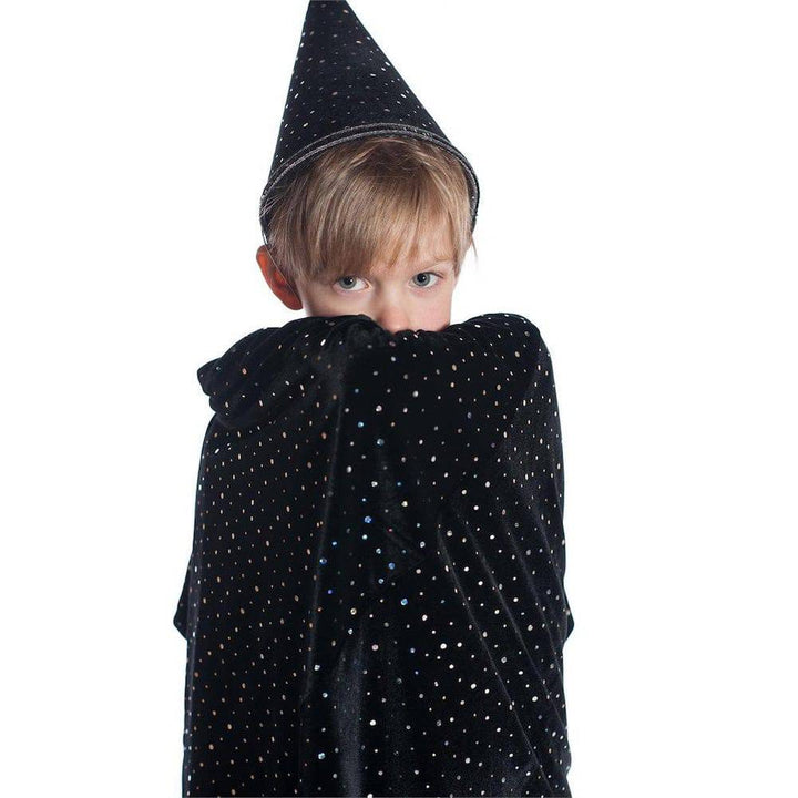 Wizard Halloween Costume - Boys Black Velvet - Bella Luna Toys