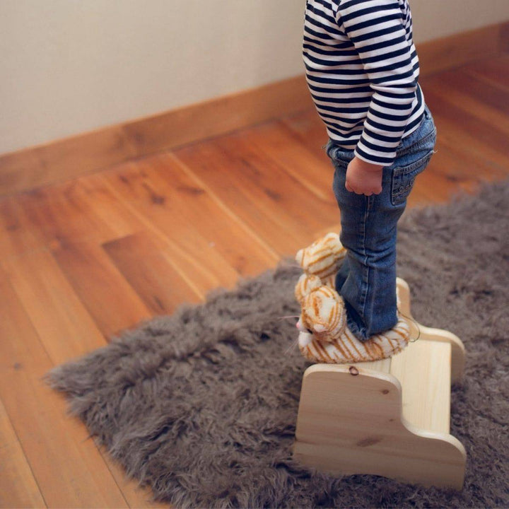 Little Colorado Children's Wooden Step Stool Standing - Bella Luna Toys