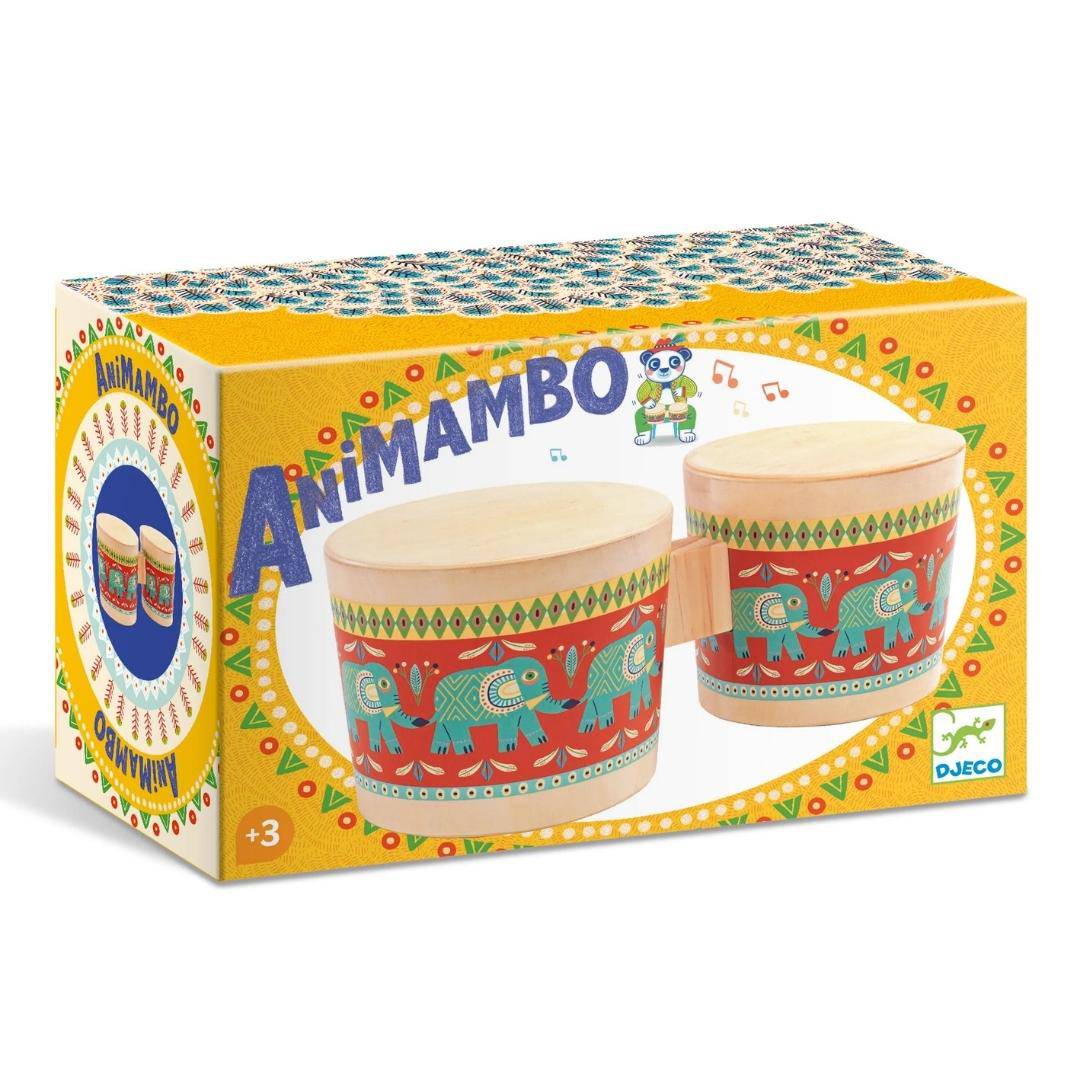 Djeco Animambo Bongo Drums Musical Instrument