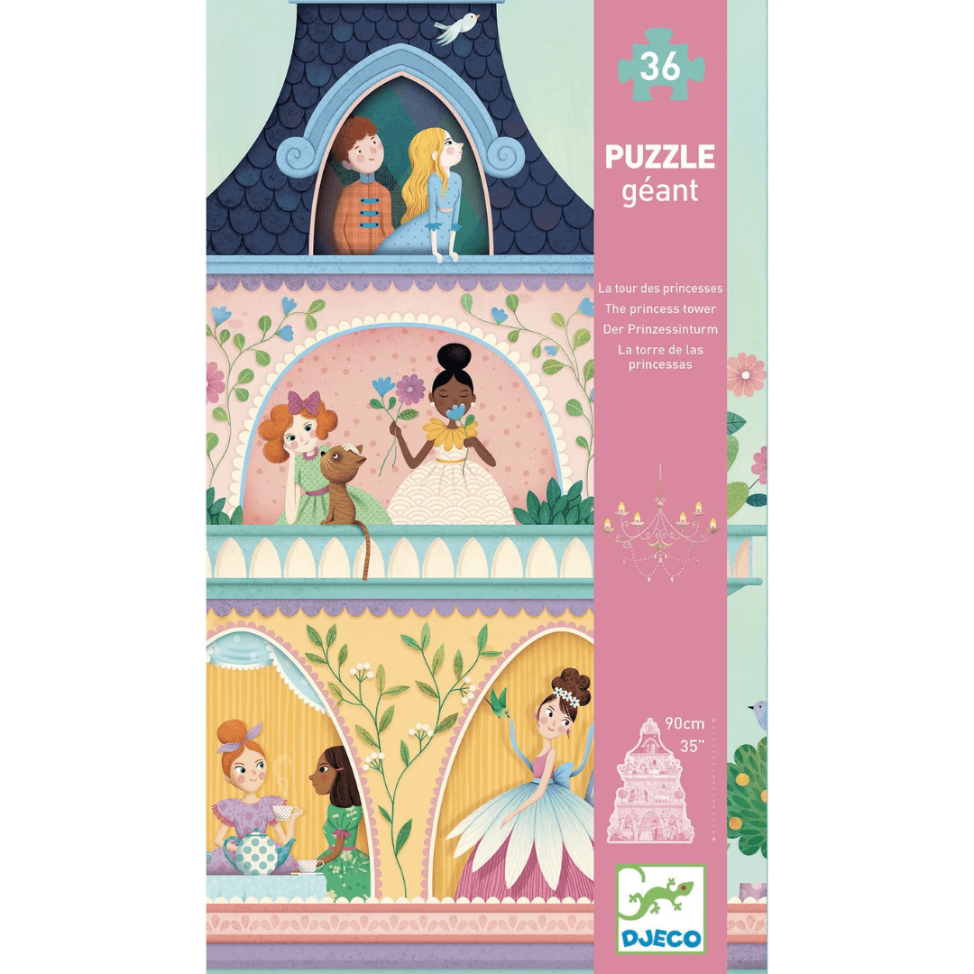 Djeco - The Princess Tower 36 Piece Giant Floor Jigsaw Puzzle - Bella Luna Toys