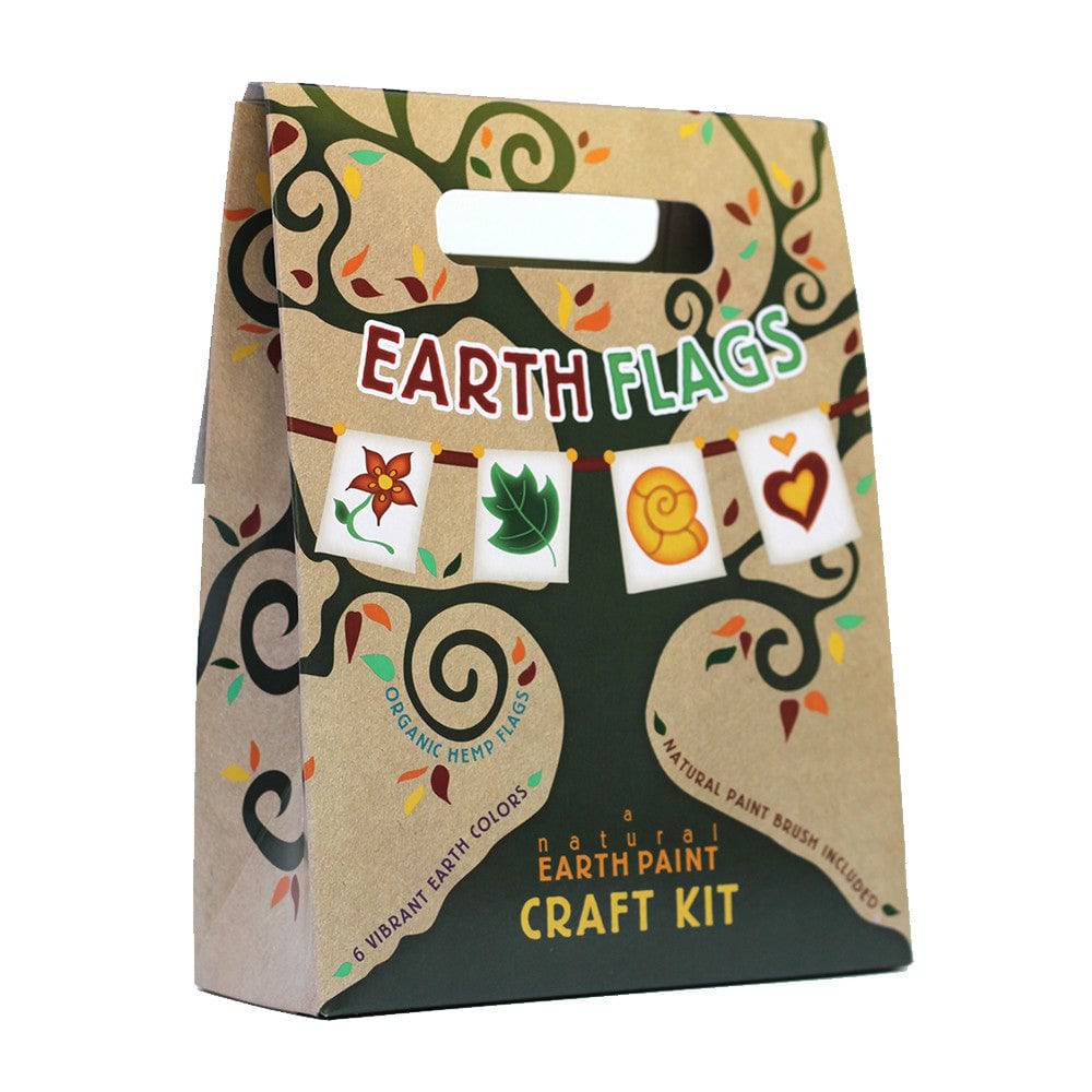 Natural Earth Paints - Earth Flags Kids Crafts Kit