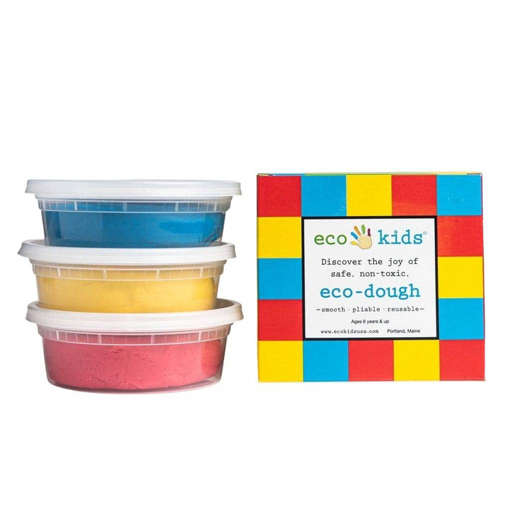 Eco-Kids - eco-dough - Natural Play Dough - 3 Pack - Bella Luna Toys