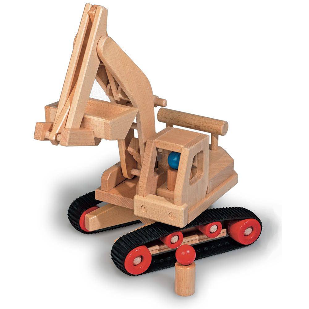 Fagus Excavator Wooden Toy Truck
