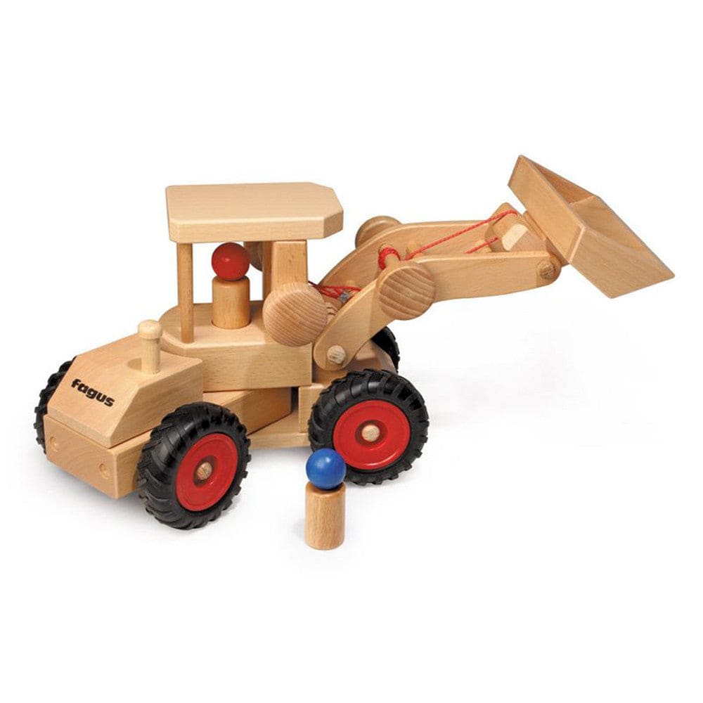 Fagus Front End Loader Wooden Toy Truck with Cab