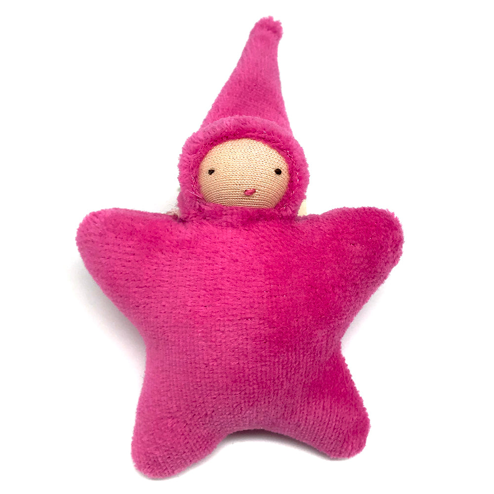 Star Child Miniature Waldorf Baby Doll - Pink - Bella Luna Toys