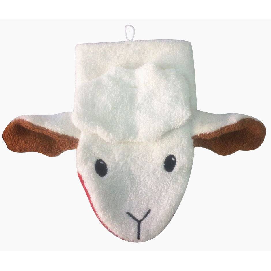 Organic Cotton Sheep Washcloth | Bella Luna Toys