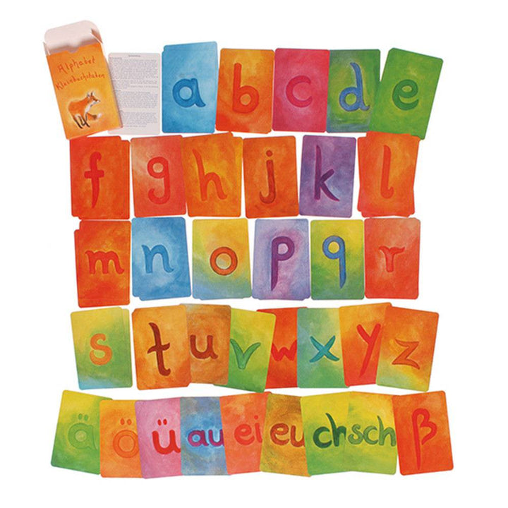 Waldorf Alphabet Letter Cards - Supplementary Pack