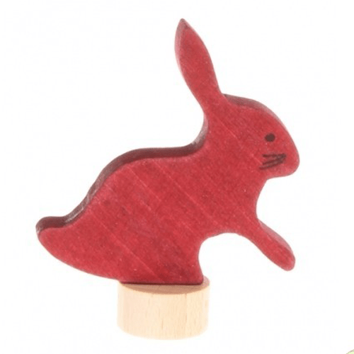 Grimms Spiel & Holz, Birthday Ring Decoration, Bunny Rabbit