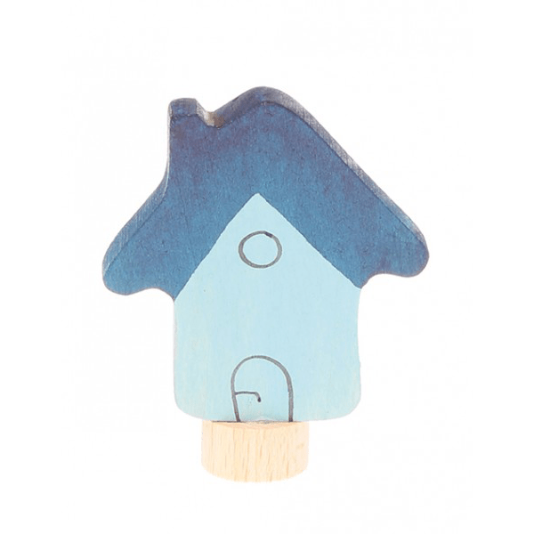 Grimms Spiel & Holz, Birthday Ring Decoration, Blue House