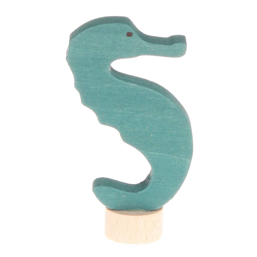 Grimm's Seahorse - Wooden Birthday Ring Decoration