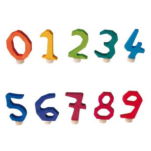Grimm's Spiel & Holz - Waldorf Birthday Ring Numbers - Bella Luna Toys