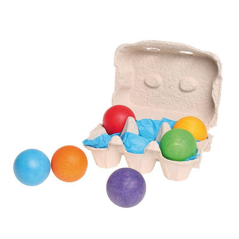 Rainbow Marbles - Grimm's Spiel & Holz - Bella Luna Toys