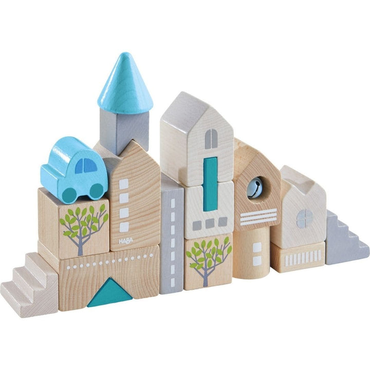 Haba Bad Rodach Skyline Wooden Building Block Set - Wooden Blocks -Bella Luna Toys