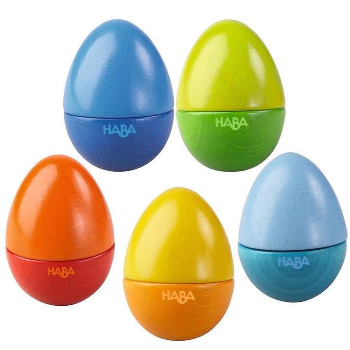 HABA  Eggs Wooden Musical Rattles | Bella Luna Toys