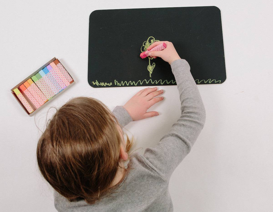 Kid's Chalkboard and Colored Chalk