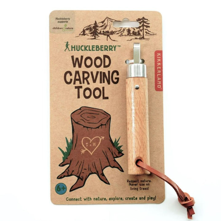 Kikkerland-Wood Carving Tool- Wooden Toys- Bella Luna Toys