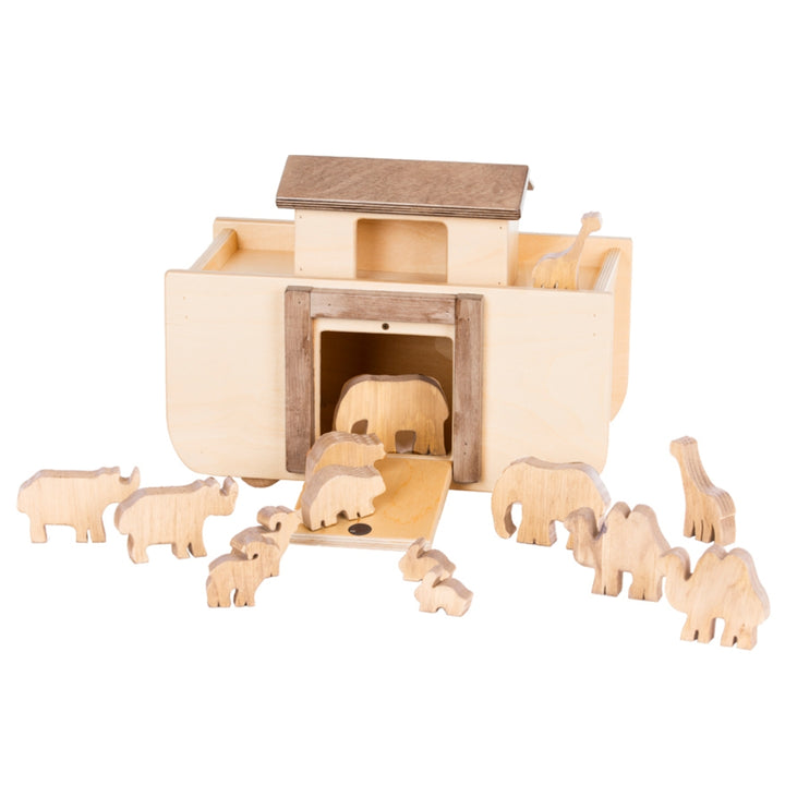 Lapps Noahs Ark Walnut- Wooden Toys- Bella Luna Toys