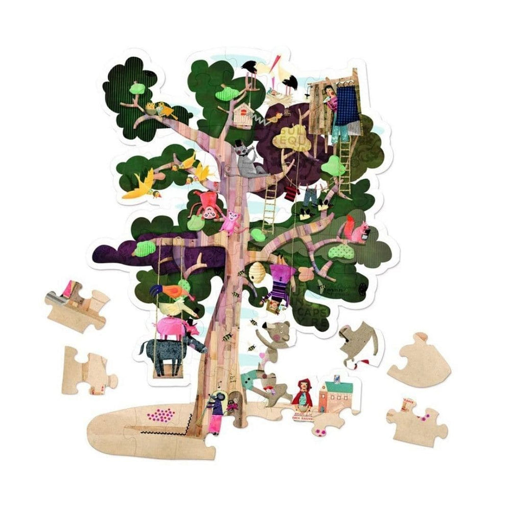 Londji My Tree Reversible Puzzle - 50 Pieces - Jigsaw Puzzles - Oompa Toys