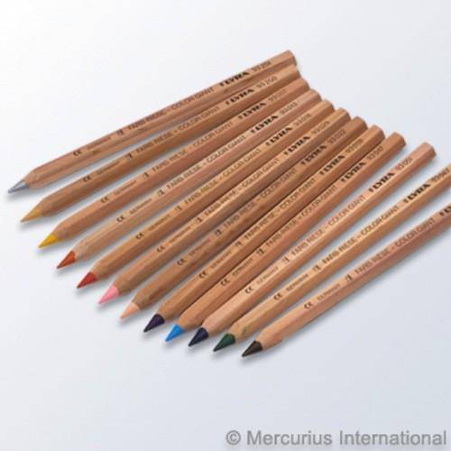 Lyra Color Giants Skin Tone Colored Pencils, 6.3 mm Lead Size, Assorted  Lead, 12/Set