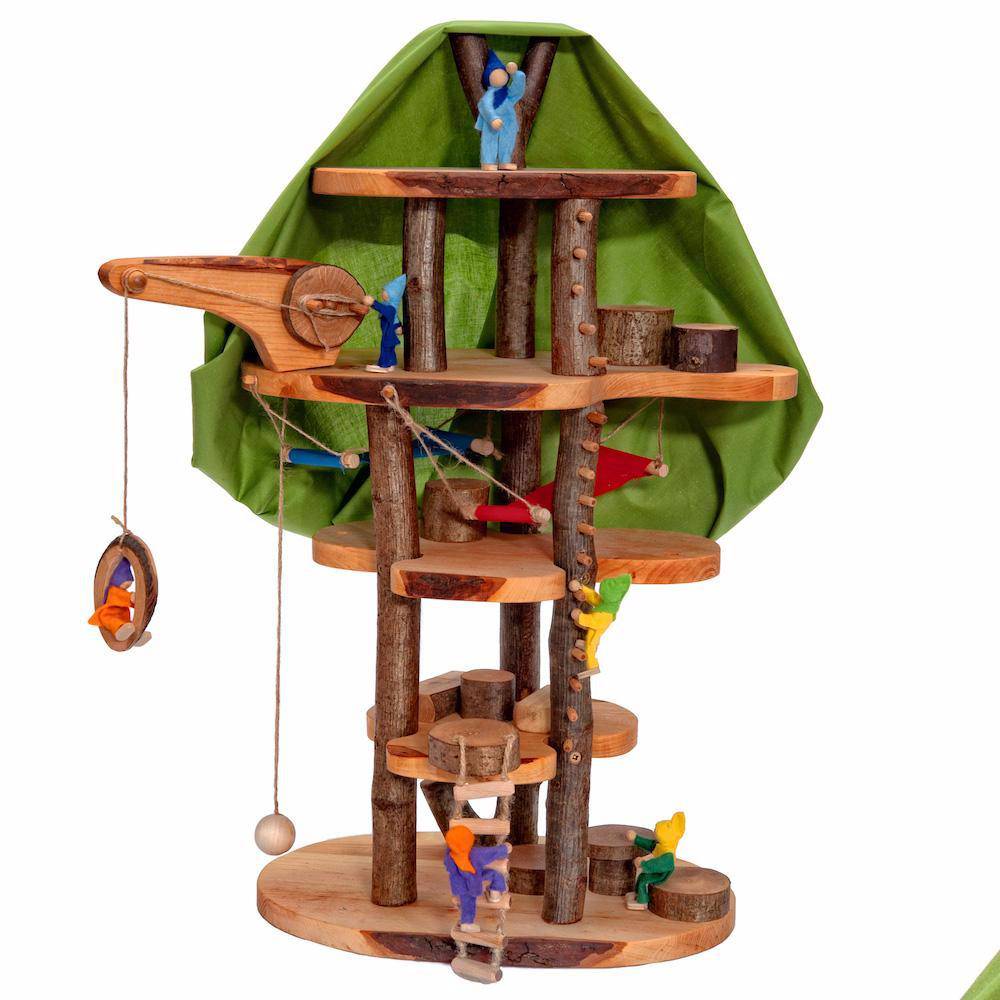 Magic Wooden Fairy Treehouse - Dolls House - Bella Luna Toys