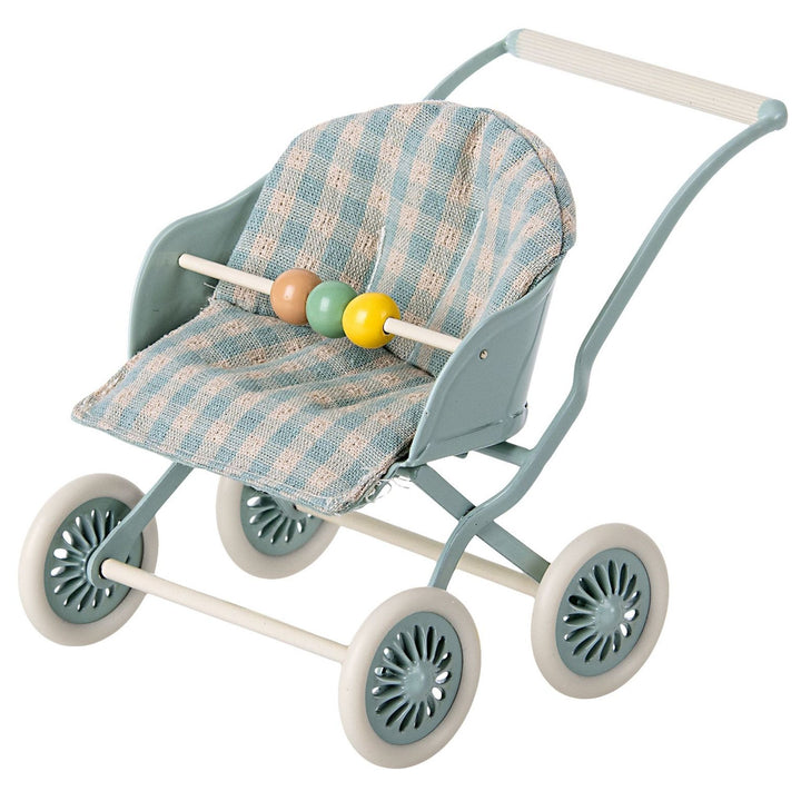 Maileg - Stroller, Baby - Mint - Bella Luna Toys