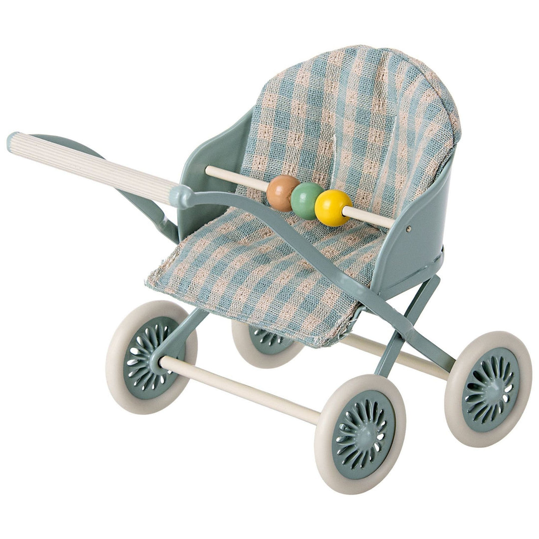 Maileg - Stroller, Baby - Mint - Bella Luna Toys