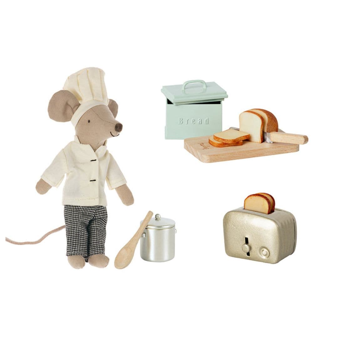 Maileg Chef Mouse Bundle - Stuffed Animals - Bella Luna Toys