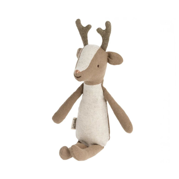 Maileg Deer, Big brother - Brown and creme colored children's toy deer with horns -  Bella Luna Toys