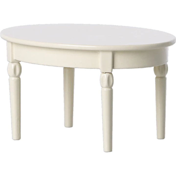 Maileg Dining table, Mouse - Miniature white wooden table - Bella Luna Toys