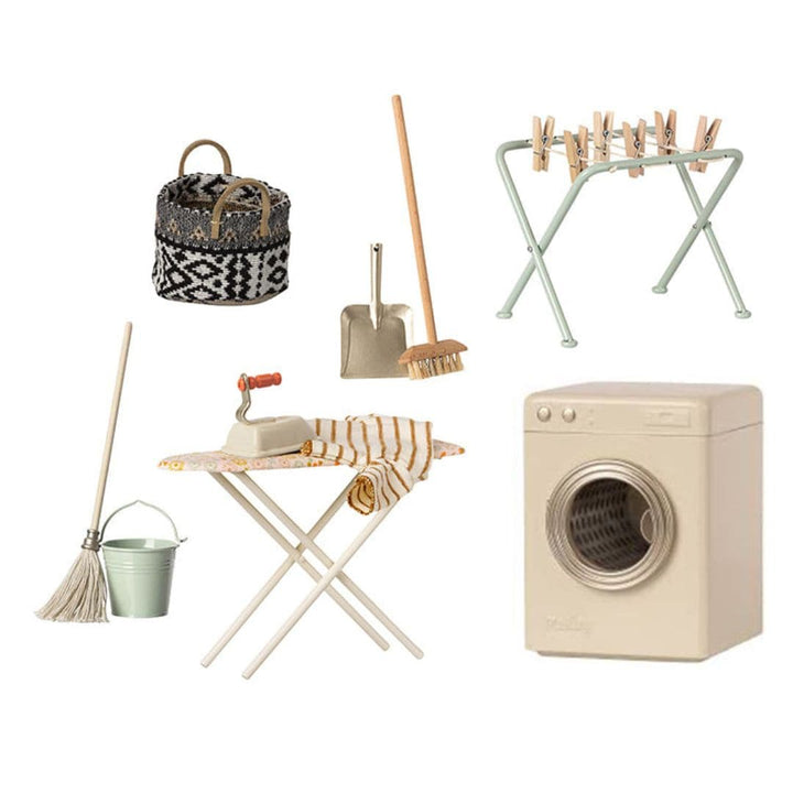Maileg Laundry Room Set - Dollhouse Accessories -  Bella Luna Toys