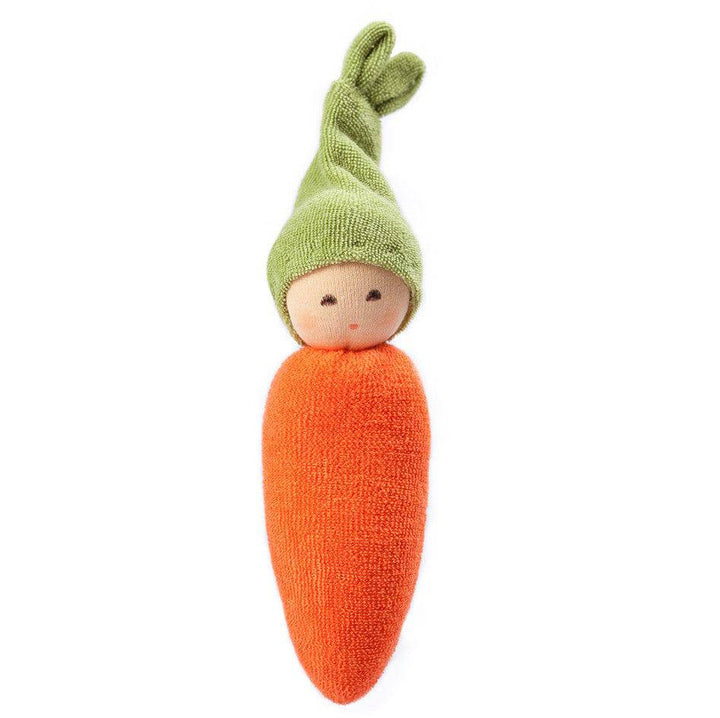 Organic Carrot Rattle Doll