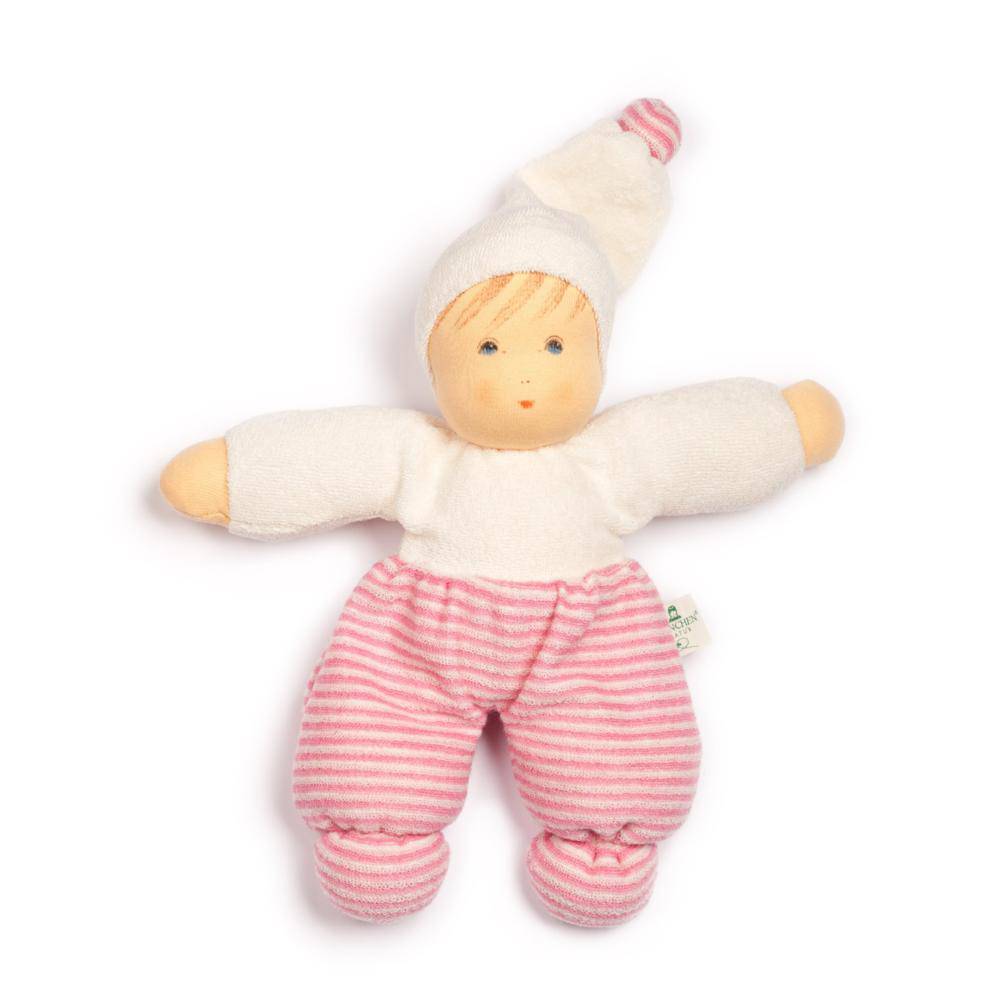 Nanchen Organic Baby Doll - Waldorf - Pink | Bella Luna Toys