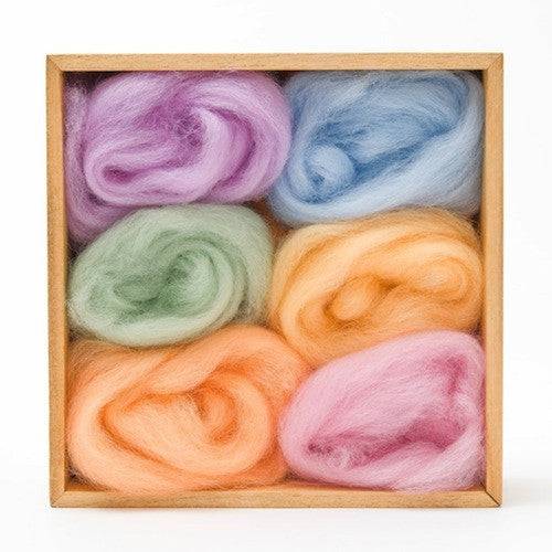 Newwiee Clean Wool Batting Stuffing Wool for Felting Filler Roving Wool for  Crafts Needle Cushions Pillow Knitted Stuffed Toys Animals Blending and