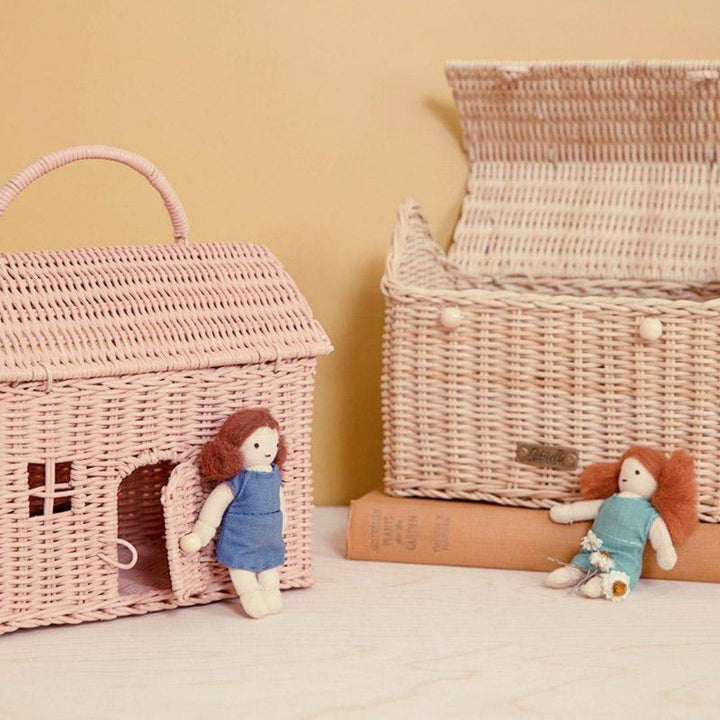 Olli Ella Casa Clutch Rattan House Purse - Dollhouses - Oompa Toys