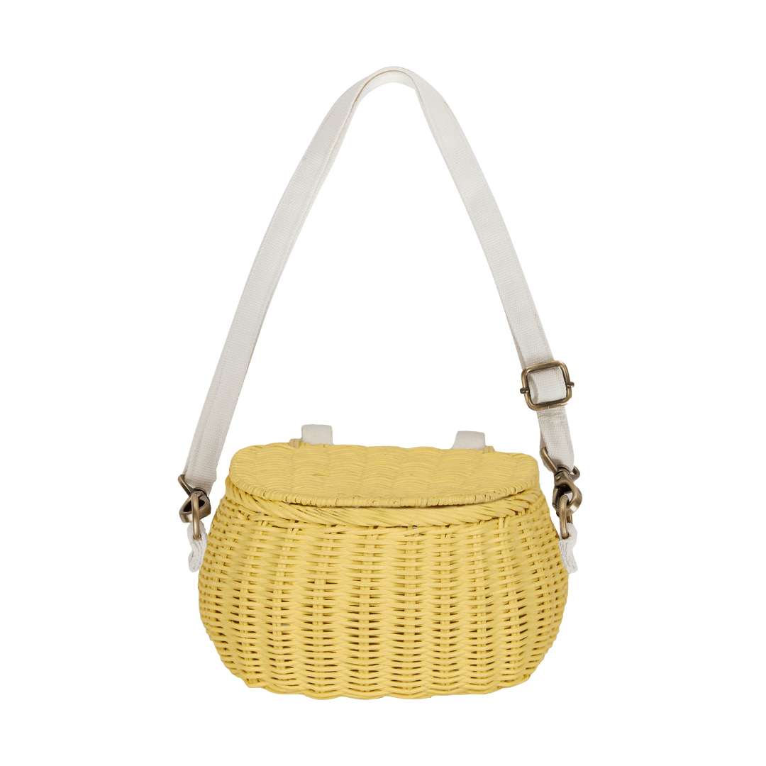 Olli Ella Lemon Mini Chari Basket Bag - Baskets - Oompa Toys