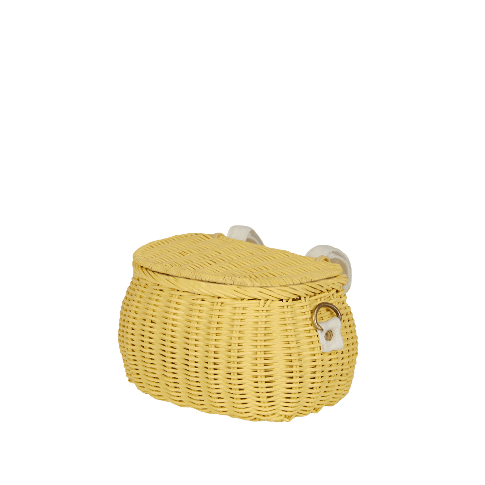 Olli Ella Lemon Mini Chari Basket Bag - Baskets - Oompa Toys