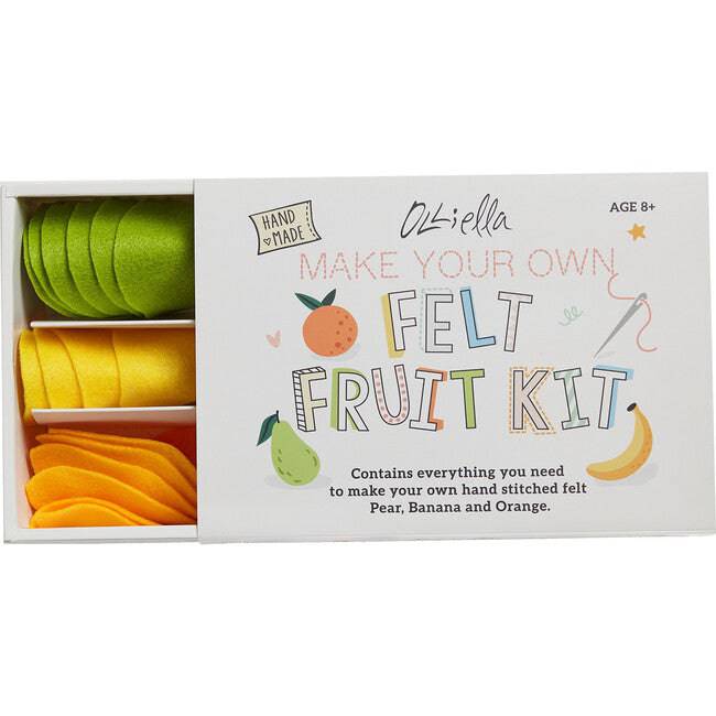 Olli Ella Make Your Own Felt Fruit Craft Kit - Arts & Crafts - Oompa Toys