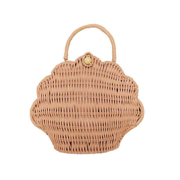 RICO PEARL SHELL RESIN BAG WITH METAL FRAME | Shell purse, Beige purses,  Mermaid bag